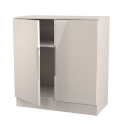 Ready Assembled 2 U Lucca 2 Door Cabinet (Ready Assembled) in Taupe - thumbnail 6