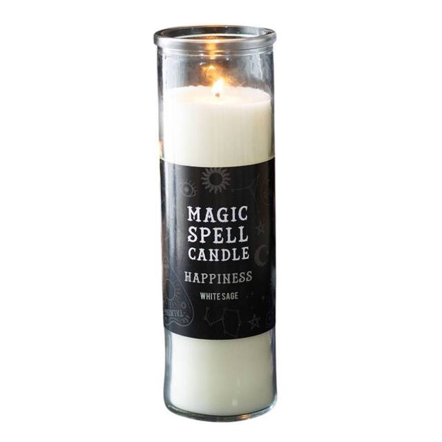 Something Different Magic Spell Happiness White Sage Tube Candle - image 1