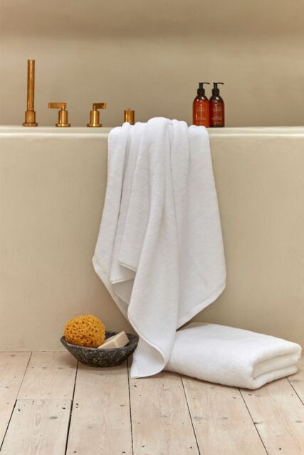 CHRISTY 'Cirrus' Lightweight Fluffy Softloft 100% Cotton Towels in White - image 1