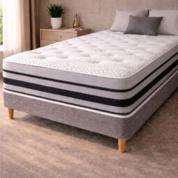 Sloomy Cashmere 2000 Memory Pocket Hybrid Mattress in White - Size: King - thumbnail 8