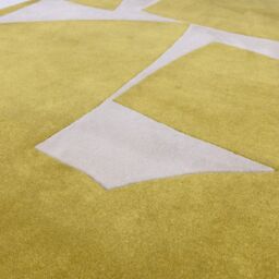 The Rug Shop UK Yellow Handmade Modern Abstract Pet Easy To Clean Area Rug - Size: 200 cm x 290 cm - thumbnail 2