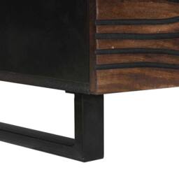 Berkfield Home Stunning Coffee Table - 100x54x40 cm, solid & engineered wood in Brown - Size: 100 x 54 x 40 cm - thumbnail 8