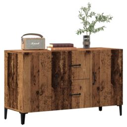Berkfield Home Sideboard Old Wood 100x36x60 cm Engineered Wood in Brown - Size: 100 x 36 x 60 cm - thumbnail 1