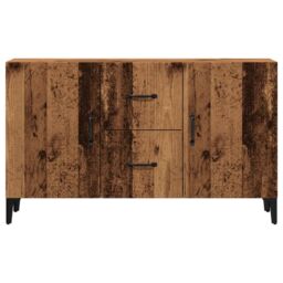 Berkfield Home Sideboard Old Wood 100x36x60 cm Engineered Wood in Brown - Size: 100 x 36 x 60 cm - thumbnail 5