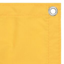 Berkfield Home Balcony Screen Yellow 120x600 cm Oxford Fabric - thumbnail 2