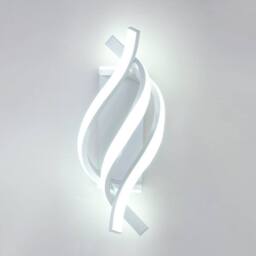 Pheashine Modern LED Wall Light Sconce, 22W, White, Acrylic, 6500K Cool White - thumbnail 1