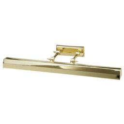 Netlighting Chawton 4 Light Large Picture Wall Light Brass E14 in Yellow - thumbnail 1