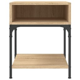 Berkfield Home Bedside Tables 2 pcs Sonoma Oak 40x41x50 cm Engineered Wood in Brown - Size: 40 x 41 x 50 cm - thumbnail 5