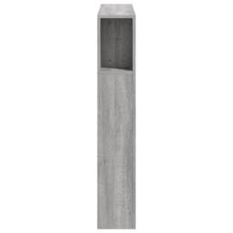 Berkfield Home LED Headboard Grey Sonoma 100x18.5x103.5 cm Engineered Wood - thumbnail 7