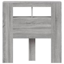 Berkfield Home LED Headboard Grey Sonoma 100x18.5x103.5 cm Engineered Wood - thumbnail 6