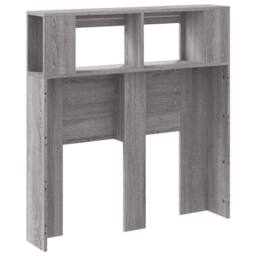 Berkfield Home LED Headboard Grey Sonoma 100x18.5x103.5 cm Engineered Wood - thumbnail 8