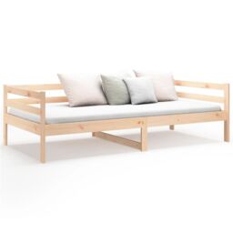 Berkfield Home Day Bed 80x200 cm Solid Wood Pine in Brown - thumbnail 5