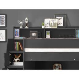 Cheshire Pine Staircase Bunk Anthracite - Single (90cm) in Black - thumbnail 7