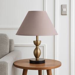 Voltico Two Pack 12 Inch Coolie Lamp Shades in Light Brown - thumbnail 1