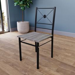 Home Discount Vida Designs Roslyn 2 Seater Dining Table & Chairs Set Of 2 in Dark Grey - thumbnail 6
