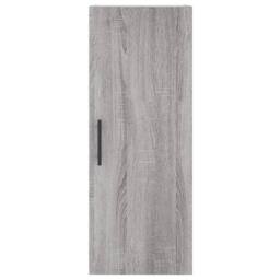 Berkfield Home Highboard Grey Sonoma 34.5x34x180 cm Engineered Wood - thumbnail 8