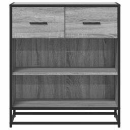 Berkfield Home Sideboard Grey Sonoma 68x35x76 cm Engineered Wood - Size: 68 x 35 x 76 cm - thumbnail 4