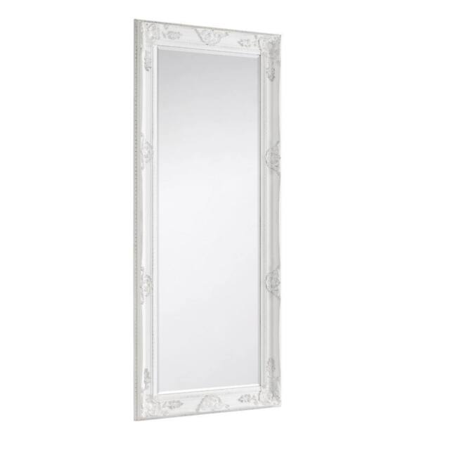 Cheshire Lumière Antique Silver Lean-To Dress Mirror in White - image 1