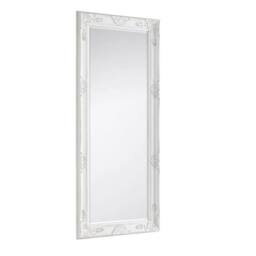 Cheshire Lumière Antique Silver Lean-To Dress Mirror in White