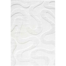 The Rug Shop UK Machine Made Modern Abstract Easy to Clean Cream Area Rug - Size: 160 cm x 230 cm - thumbnail 8