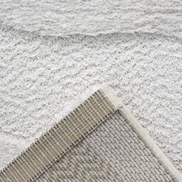 The Rug Shop UK Machine Made Modern Abstract Easy to Clean Cream Area Rug - Size: 160 cm x 230 cm - thumbnail 6