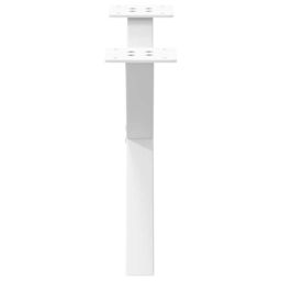 Berkfield Home Coffee Table Legs X-Shaped 2 pcs White 60x(30-31) cm Steel - thumbnail 6