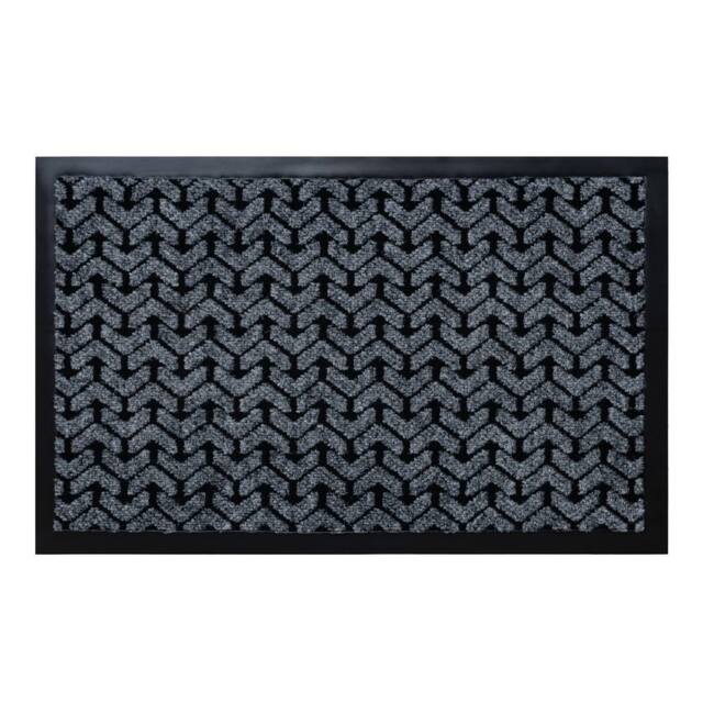 RugsX Antislip Dunlop Doormat in Grey - Size: 40 cm x 60 cm - image 1