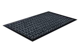 RugsX Antislip Dunlop Doormat in Grey - Size: 40 cm x 60 cm - thumbnail 3