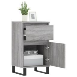 Berkfield Home Sideboard Grey Sonoma 40x35x70 cm Engineered Wood - Size: 40 x 35 x 70 cm - thumbnail 4