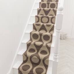 runrug Stair Runner Carpet for Staircases - Soft & Comfy, 9mm - 'Pop' in Brown - Size: 60 cm x 450 cm - thumbnail 5