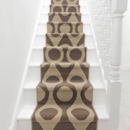 runrug Stair Runner Carpet for Staircases - Soft & Comfy, 9mm - 'Pop' in Brown - Size: 60 cm x 450 cm - thumbnail 3