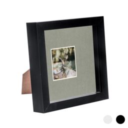 "Nicola Spring 3D Box Photo Frame - 6 x 6"" with 2 x 2"" Mount - Black Mount" - thumbnail 1