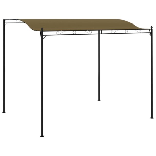Berkfield Home Sunshade Awning 3x2.4 m Taupe 180 g/m ² in Beige - image 1