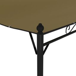 Berkfield Home Sunshade Awning 3x2.4 m Taupe 180 g/m ² in Beige - thumbnail 5