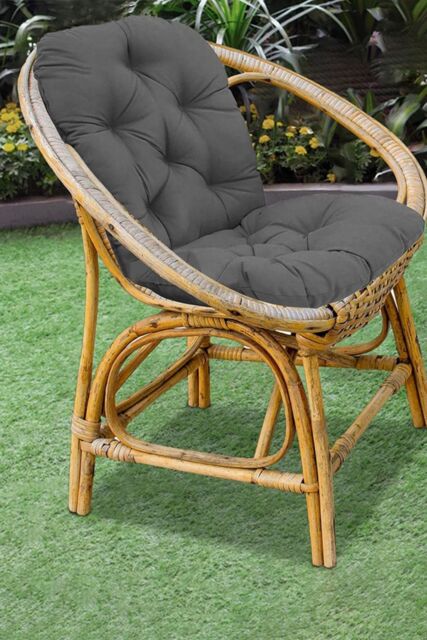 Living and Home 120*60cm Non-Slip Seat Cushion in Dark Grey - image 1