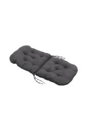 Living and Home 120*60cm Non-Slip Seat Cushion in Dark Grey - thumbnail 2