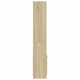Berkfield Home Highboard¬†Sonoma Oak 63x33x180 cm Engineered Wood in Brown - Size: 63 x 33 x 180 cm - thumbnail 6