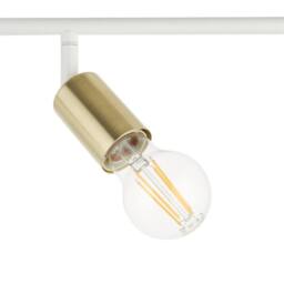 First Choice Lighting Set of 2 Journey - Matt White Gold 4 Way Adjustable Ceiling Spotlights - thumbnail 3