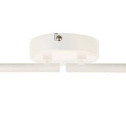 First Choice Lighting Set of 2 Journey - Matt White Gold 4 Way Adjustable Ceiling Spotlights - thumbnail 8