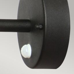 Netlighting Helsingor 1 Light Outdoor Coastal Wall Lantern Light Black with PIR Motion Sensor IP44 E27 - thumbnail 3