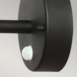 Netlighting Helsingor 1 Light Outdoor Coastal Wall Lantern Light Black with PIR Motion Sensor IP44 E27 - thumbnail 4
