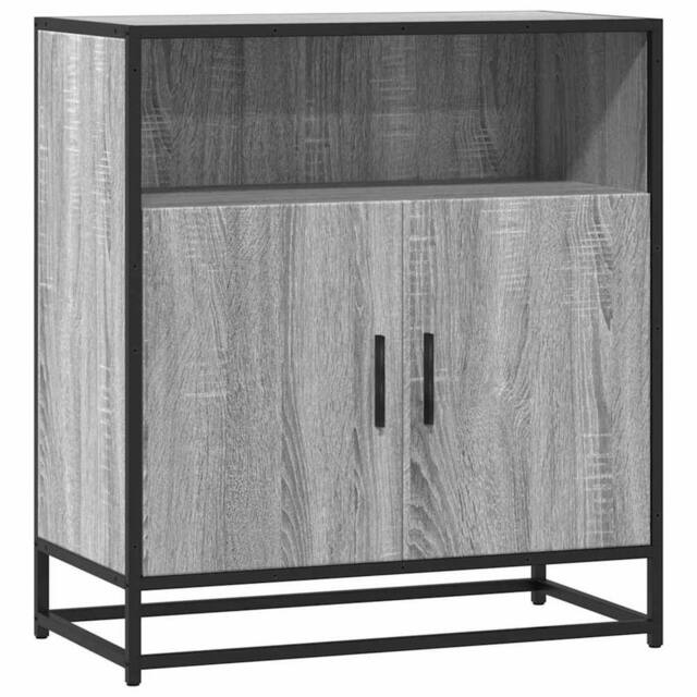 Berkfield Home Sideboard Grey Sonoma 68x35x76 cm Engineered Wood - Size: 68 x 35 x 76 cm - image 1