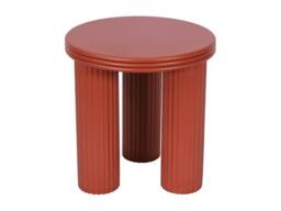 Vente-unique Metal Side Table - H36 Cm - Terracotta - RAVOKA - thumbnail 2