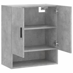 Berkfield Home Wall Cabinet Concrete Grey 60x31x70 cm Engineered Wood - Size: 60 x 31 x 70 cm - thumbnail 6