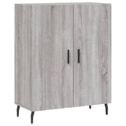Berkfield Home Highboard Grey Sonoma 69.5x34x180 cm Engineered Wood - thumbnail 7