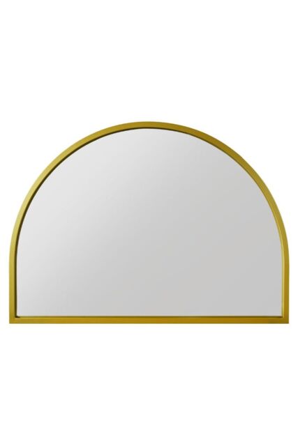 "MirrorOutlet Gold Metal Framed Arched Garden Wall Mirror 49"" X 35"" (125CM X 90CM) - Size: 1 Pack" - image 1