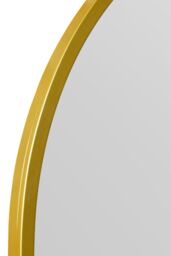 "MirrorOutlet Gold Metal Framed Arched Garden Wall Mirror 49"" X 35"" (125CM X 90CM) - Size: 1 Pack" - thumbnail 5