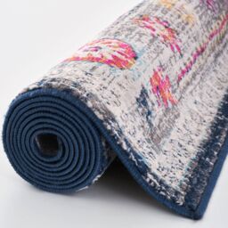 THE RUGS Marrakech Multicolour Distressed Large Area Rug & Runner Living Room 400 - Size: 160 cm x 230 cm - thumbnail 6