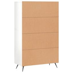 Berkfield Home Highboard High Gloss White 69.5x31x115 cm Engineered Wood - thumbnail 8