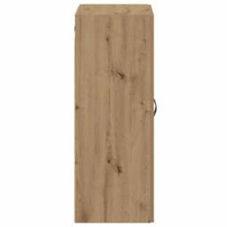 Berkfield Home Wall Mounted Cabinet Artisan Oak 69.5x34x90 cm Engineered Wood in Brown - thumbnail 6